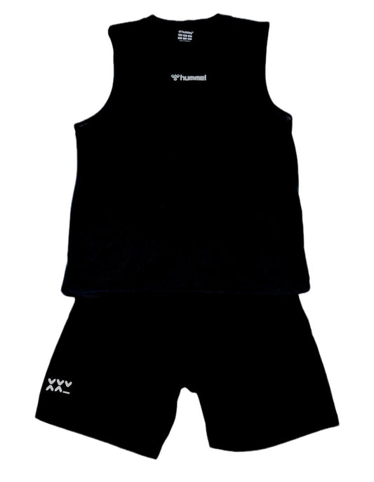 Hummel Sleeveless Shirt And Short Pair For Men