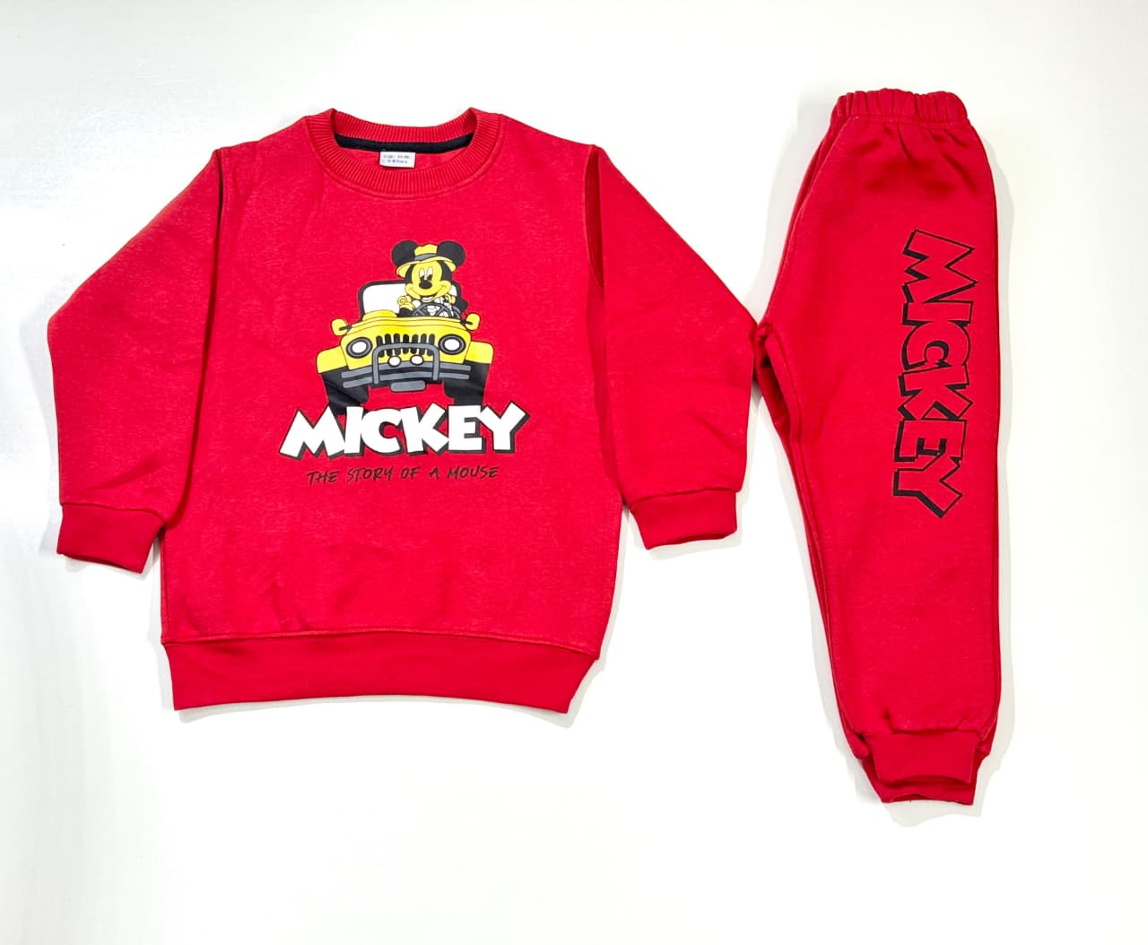Mickey Printed Sweatshirt Tracksuit For Kids