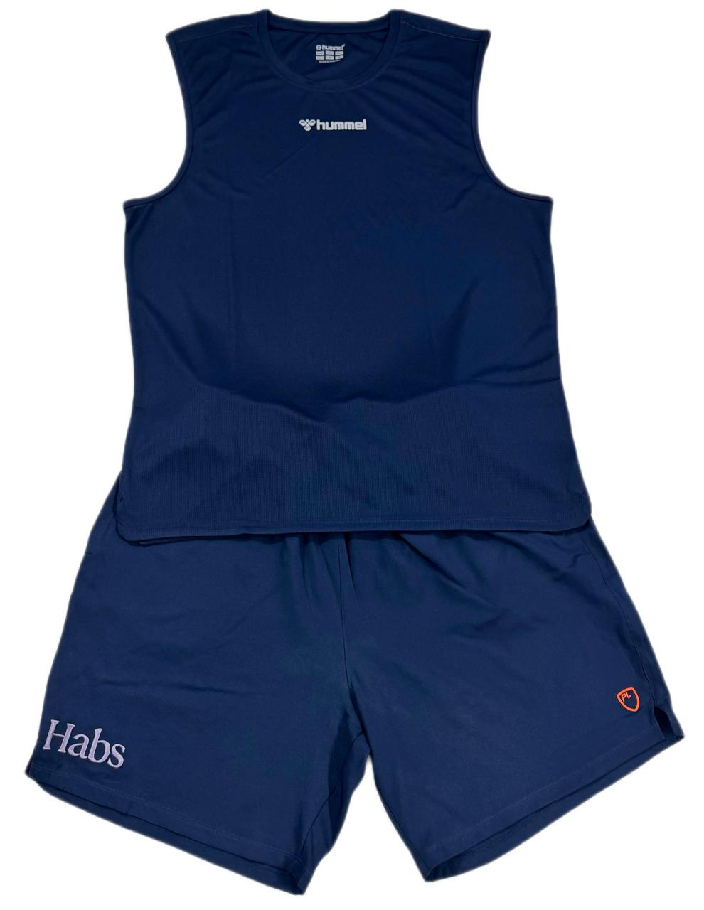 Hummel Sleeveless Shirt And Short Pair For Men